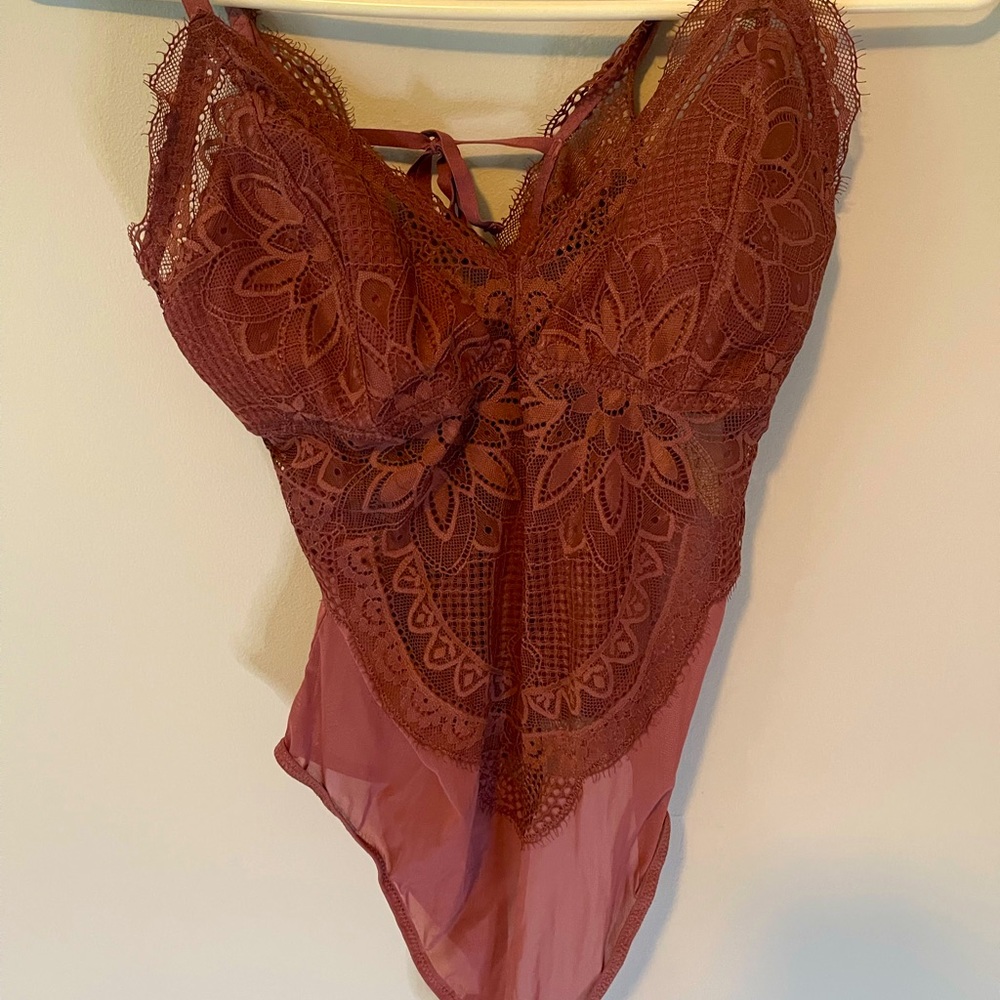 Plum bodysuit